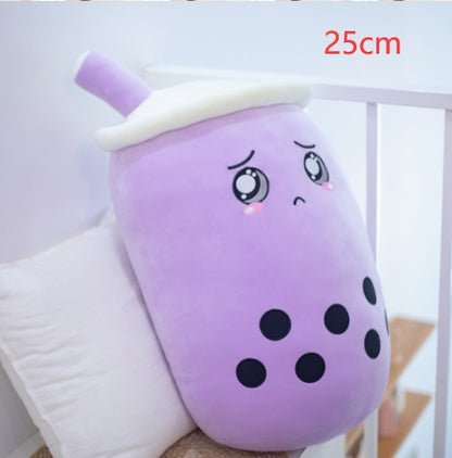 Cute Fruit Drink Plush Stuffed Soft Toy Pillow Cushion