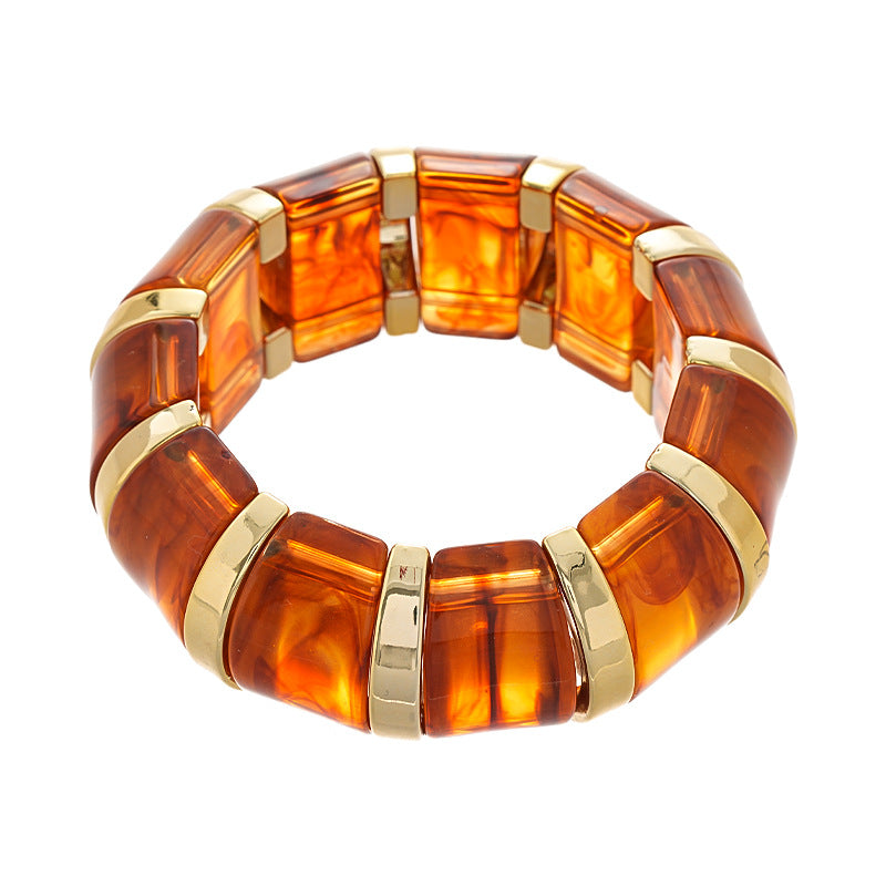 Ins Fashion Acrylic Bracelet Temperament Geometric Jewelry Jewelry DealSniper.net