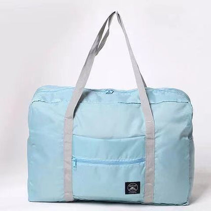 Foldable Travel Duffel Bag Tote Carry On Luggage Bag For Women Travel dealsniper-net Blue