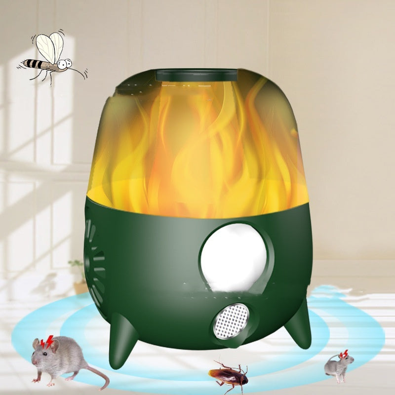 Indoor Flame Lamp Ultrasonic Mouse Expeller