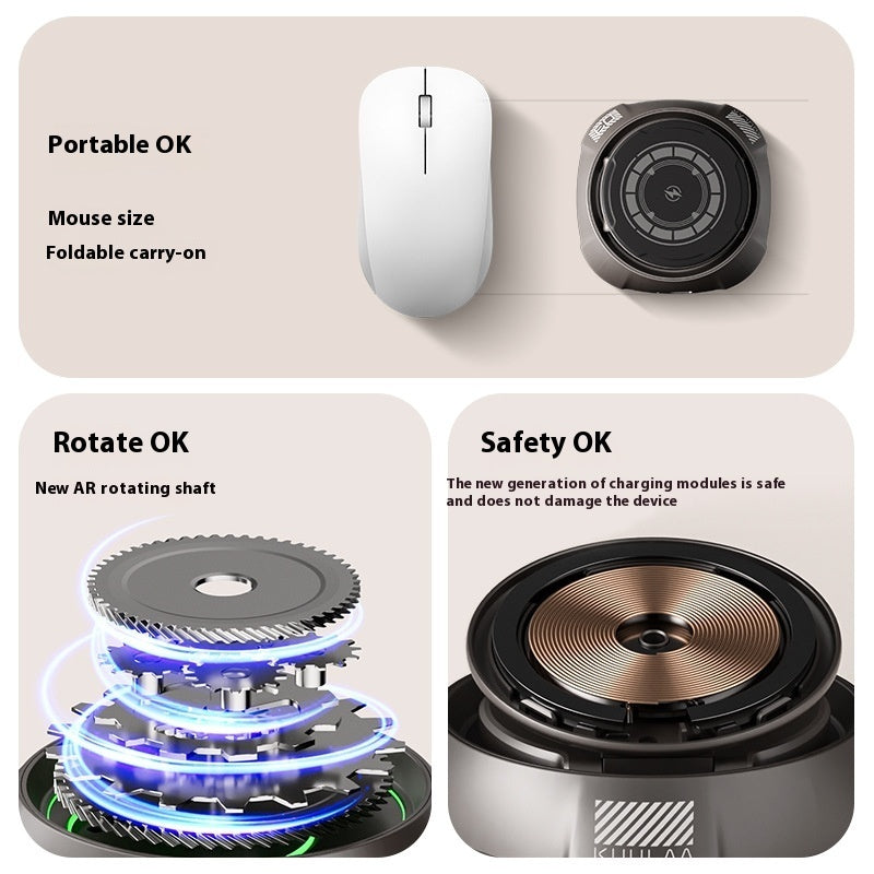 Mobile Phone Watch Headset Three-in-one Charger Gadgets Gym From House