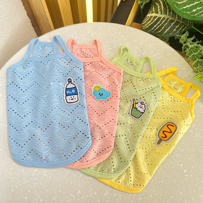 Dog Clothes Simple Camisole Thin Breathable Pet Clothes Pets dealsniper-net