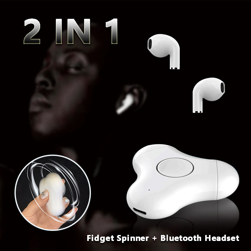 New Multi-Function Headset Fidget Spinner Bluetooth Fingertip Gadgets dealsniper-net