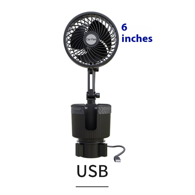 Supplies Car Water Cup Holder Fan Vehicle dealsniper-net 5v USB 6inches