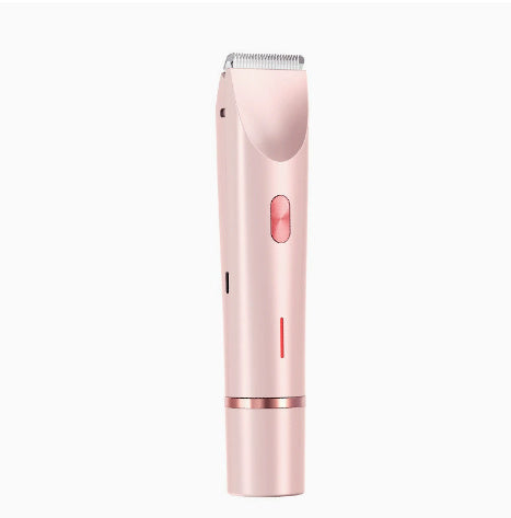 2 In 1 Hair Removal Epilator USB Rechargeable Trimmer Beauty dealsniper-net Pink A USB