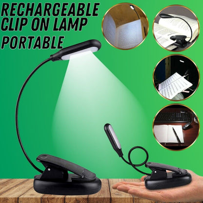 Flexible Clip On LED Light Lamp For Book Reading Tablet Laptop PC EReader House dealsniper-net