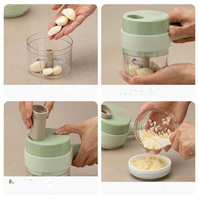 Household Multifunctional Wireless Electric Garlic Masher Kitchen DealSniper.net