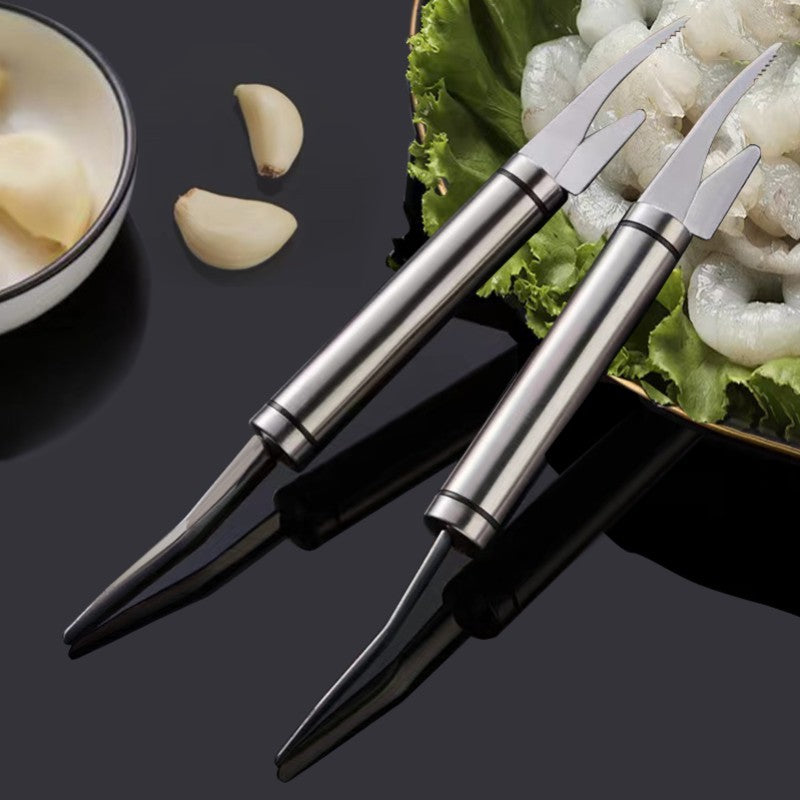 Multifunctional Stainless Steel Shrimp Remover Shrimp Line Fish Kitchen Gym From House