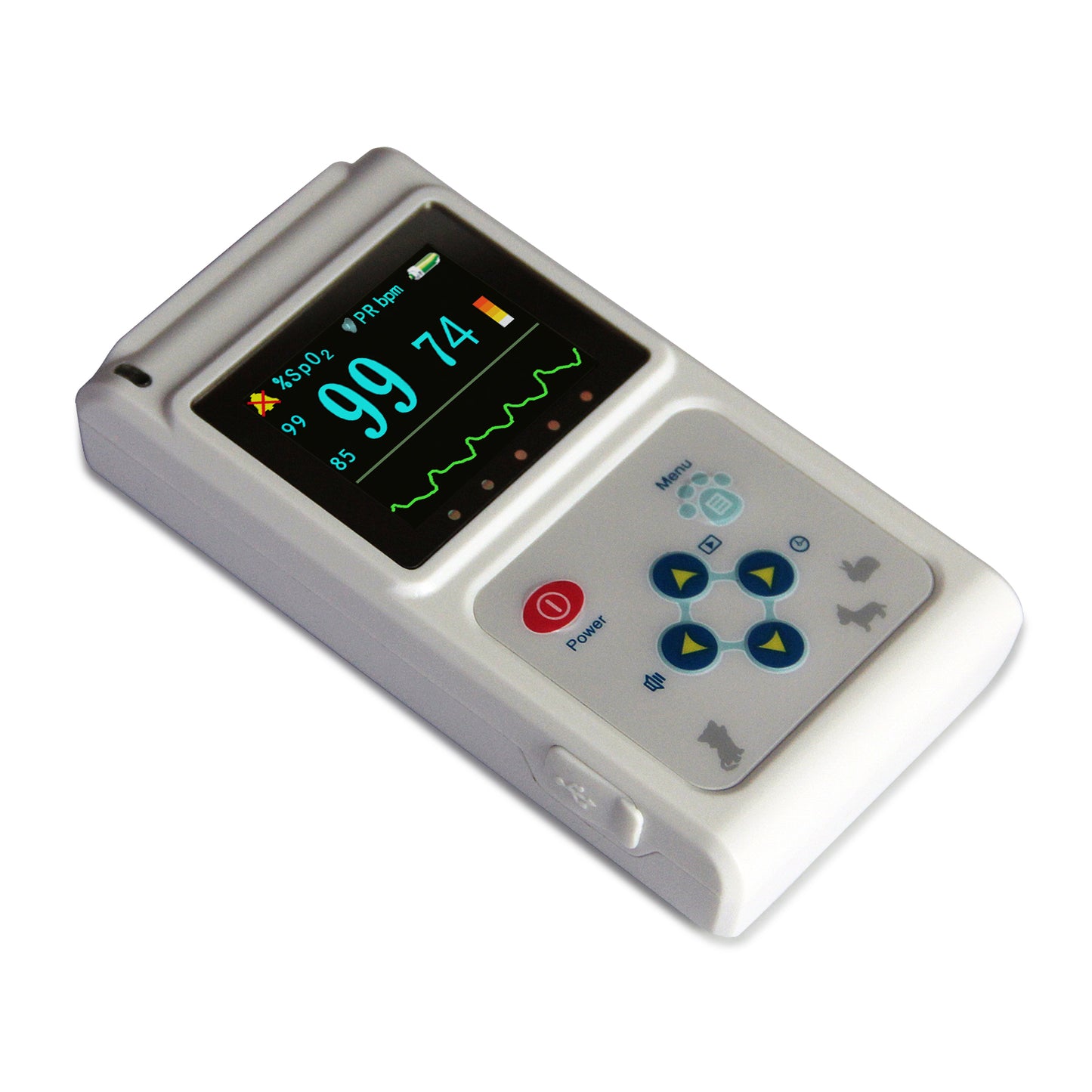 Veterinary Pulse Oximeter Handheld Vet SPO2 Pulse Rate Monitor PC Software CMS60D Electronics dealsniper-net