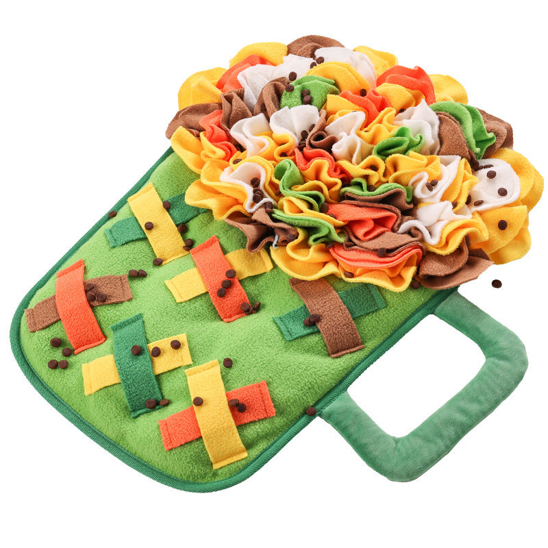 Pet Dog Sniffing Pad Relieving Stuffy And Hiding Training Toys Pets Gym From House