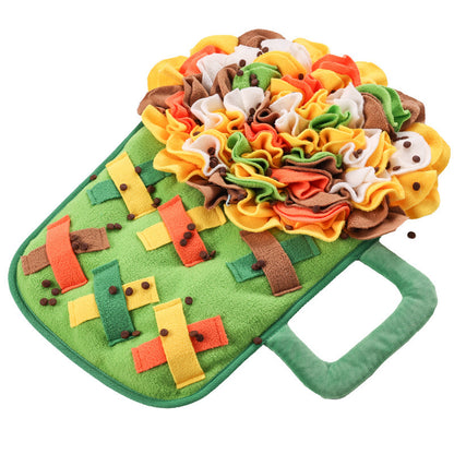 Pet Dog Sniffing Pad Relieving Stuffy And Hiding Training Toys Pets Gym From House
