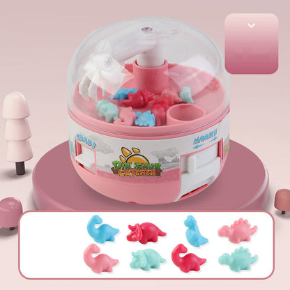 Children's Gashapon Toy Mini Dinosaur Grabbing Machine Kids Toys Kids Gym From House Pink