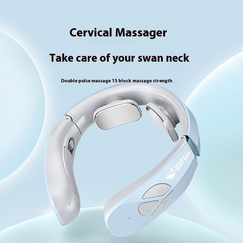 Electric Neck Massager EMS Pulse Rechargeable