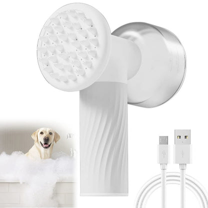 Automatic Foaming Dog Cat Bath Brush Dog Shampoo Brush Pets Gym From House
