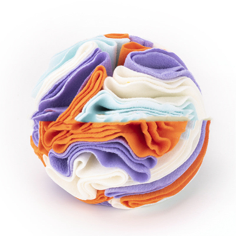 Dog Sniffing Training Blanket Snuffle Ball Mat Pets Gym From House White orange purple blue 15cm