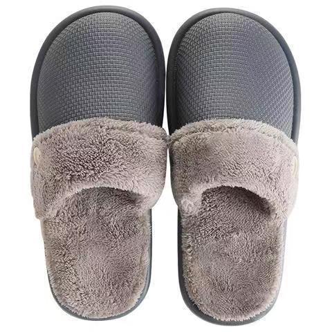 Winter Home Slippers Detachable Washable House Shoes For Women Beauty Gym From House Grey 40to41