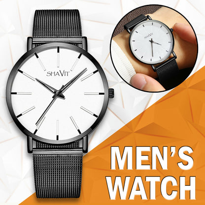 Waterproof Men's Watch Classic Stainless Steel Quartz Luxury Wrist Watches Men dealsniper-net