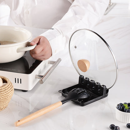 Kitchen Wooden Handle Kitchenware Set With Storage Square Bucket Kitchen DealSniper.net
