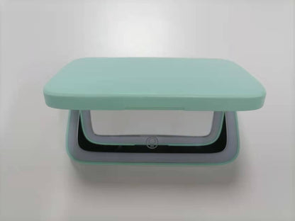 Portable Led Make-up Mirror Luminous Mirror Double-sided Beauty DealSniper.net Light Green 2326C
