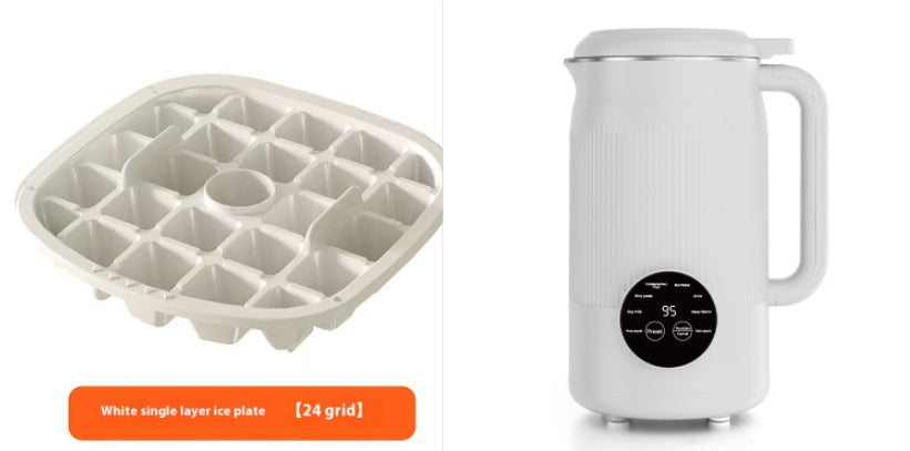 110V-220V 1200ml Soybean Milk Machine Multifunction Juicer Kitchen Gym From House Beige set AU