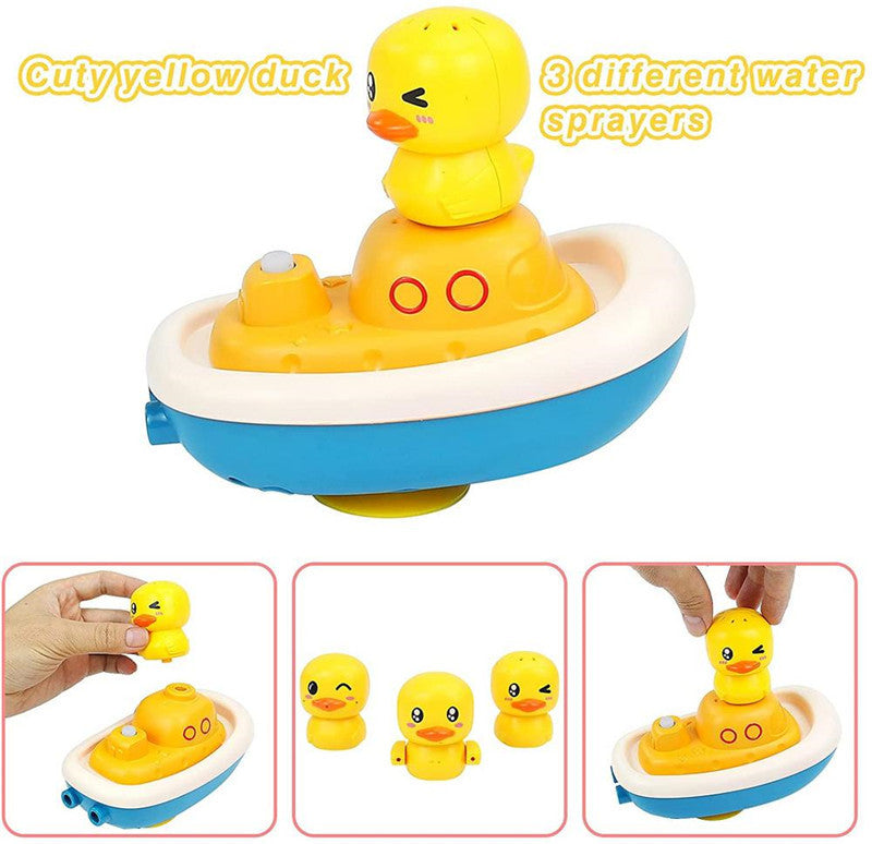 Children Playing In The Water Baby Little Yellow Duck