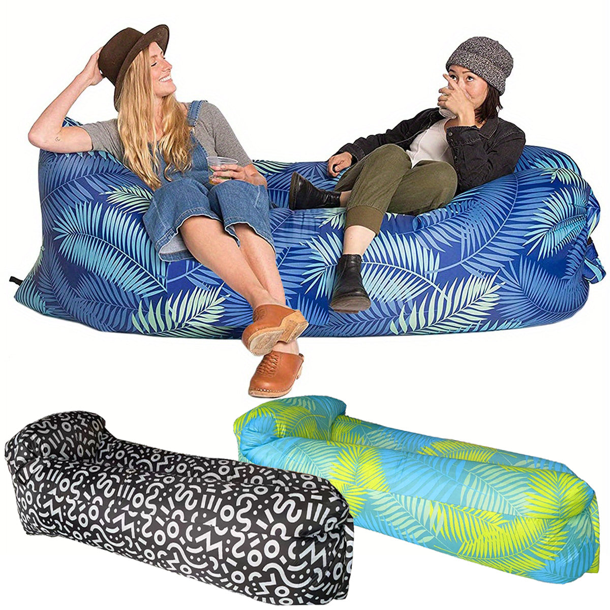 Portable Inflatable Sofa Camping Sleeping Pad Mattress Outdoor dealsniper-net