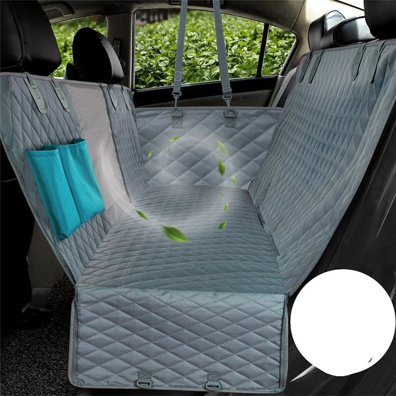 Grey Mesh Waterproof Pet Mat Quilted Cotton Dog Car Mat Pets Gym From House