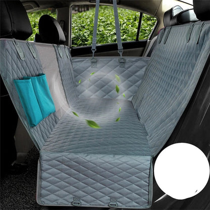 Grey Mesh Waterproof Pet Mat Quilted Cotton Dog Car Mat Pets Gym From House Grey 143x153cm