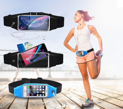 Touch Screen Clear Phone Waist Bag For Running Sports Fanny Pack