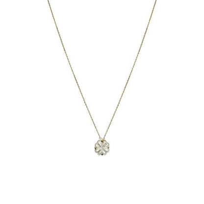 Retro Magnetic Folding Heart Shaped Four Leaf Clover Chain Gifts Holidays dealsniper-net