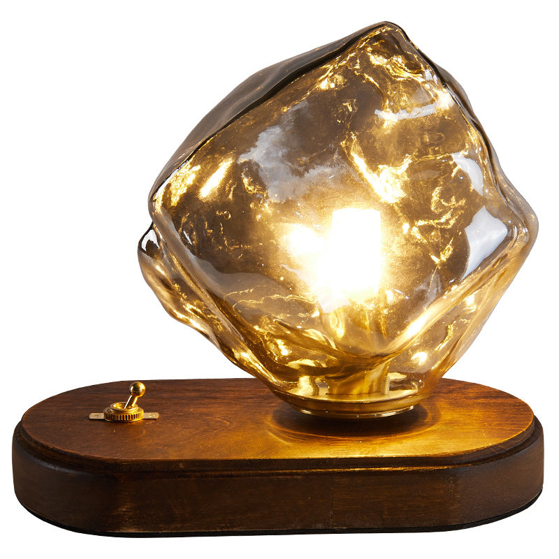 Ice Table Lamp Bedside Decoration Small Night Light Home Decor Gym From House