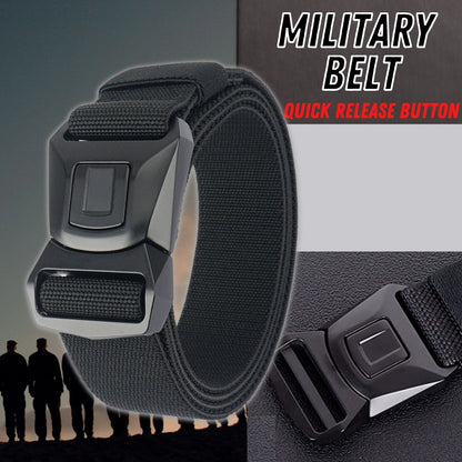 Quick Button Release Buckle Military Belt Strap Tactical Waistband Belts For MEN