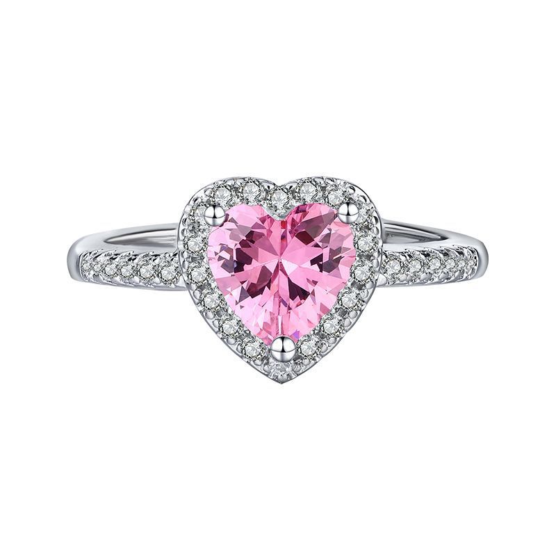 Fashion Jewelry Micro-encrusted Zircon Diamond Love Peach Jewelry Gym From House