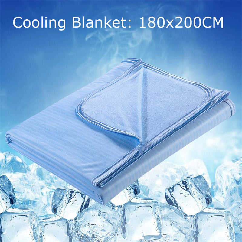 Cooling Blanket Cooling Fiber Absorb Heat Washable Cover House DealSniper.net