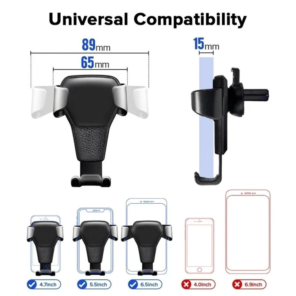 Universal Gravity Phone Holder Car Air Vent Mount Air Vent Stand Vehicle dealsniper-net