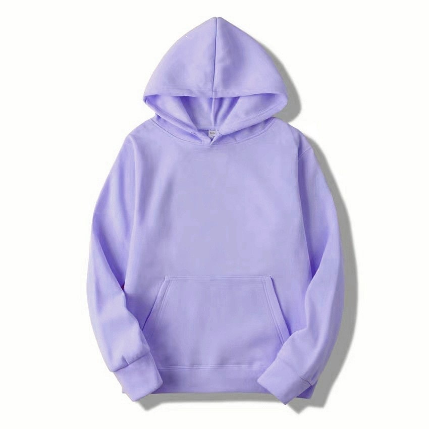 Hoodie Trendy Loose Sports Sweatshirt Men Gym From House Lilac 2XL