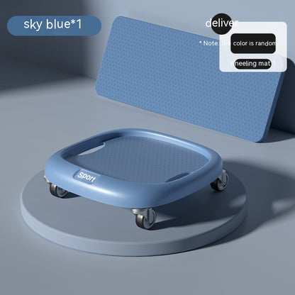 Strictly Selected Abdominal Sliding Plate Professional Mute Sports dealsniper-net Sky Blue