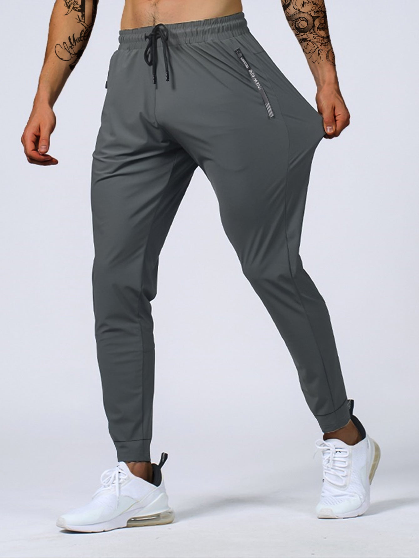 Men's Jogging Sports Pants Yoga Gym Training Men Gym From House Gray 2XL