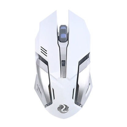 Wireless Charging Silent Gaming Mouse Machinery Electronics dealsniper-net 2.4G white