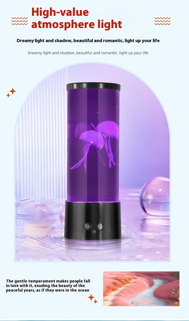 Medium Jellyfish Lamp Mute LED Color Changing