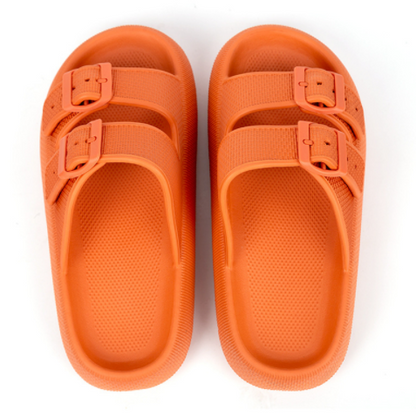 Summer Women Outdoor Indoor Thick-soled Eva Sandals And Slippers Women DealSniper.net Orange 35to36