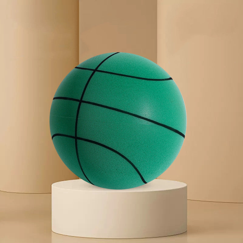 Silent High Density Foam Sports Ball Indoor Mute Basketball Sports DealSniper.net Basketball line green No 7 Basketball