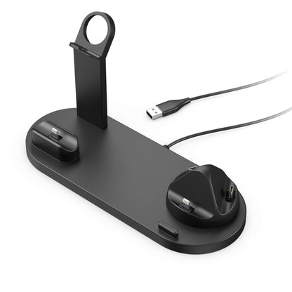Mobile Phone Wireless Charger Headset Recharge Stand Watch Stand Electronics DealSniper.net Black No Wireless Charge