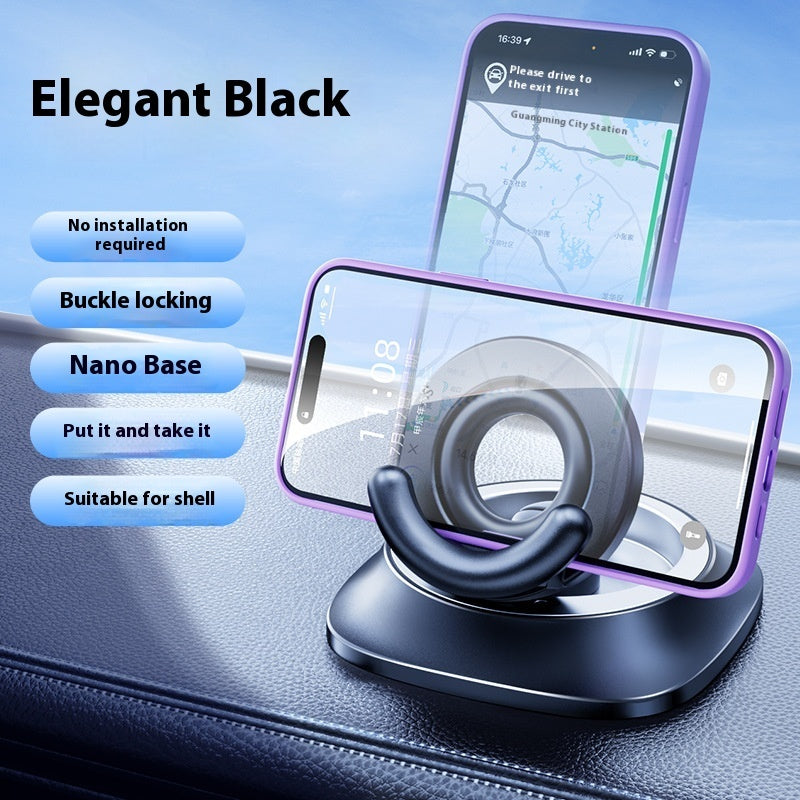 Magnetic Phone Holder With Vacuum Suction Car Mount Vehicle DealSniper.net