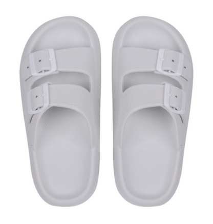 Summer Women Outdoor Indoor Thick-soled Eva Sandals And Slippers Women DealSniper.net White 35to36