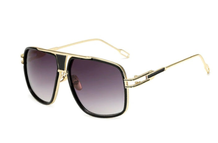 Sunglasses Men Brand Designer Sun Glasses Driving Oculos Men DealSniper.net Gold gradient grey