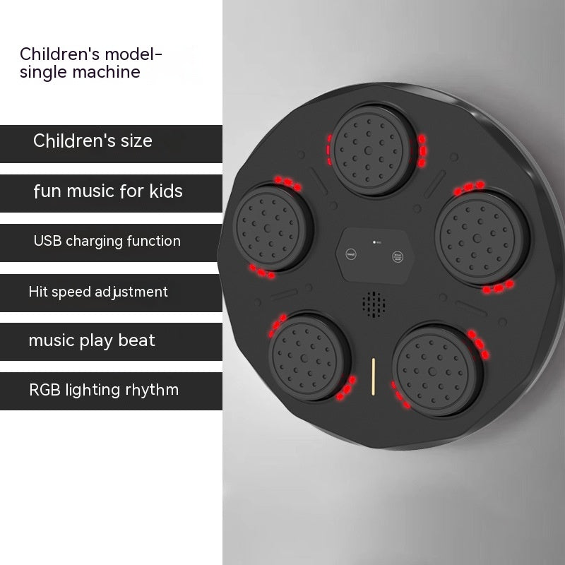 Children's Music Boxing Machine Blue Light Hitting Kids Gym From House