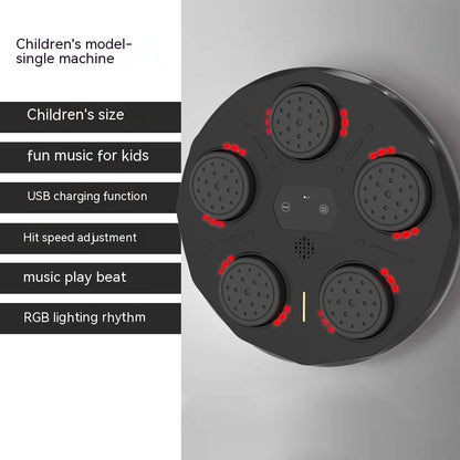 Children's Music Boxing Machine Blue Light Hitting Kids Gym From House