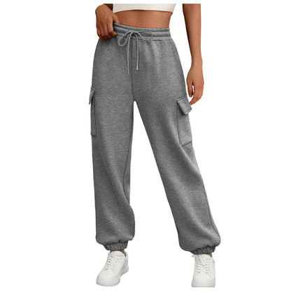 Women's Sweatpants Fleece Lined Baggy Athletic Jogger Women Gym From House Gray 2XL