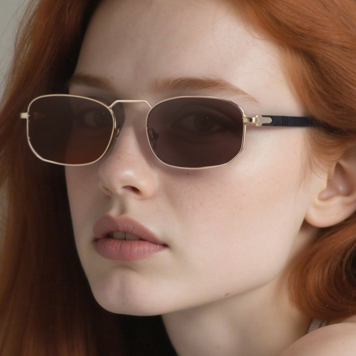 Square Frame Sunglasses For Men And Women Metal Frames Men Gym From House